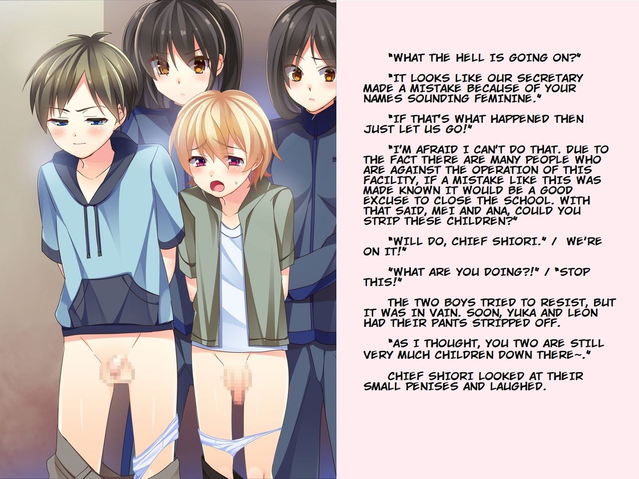 The Connection of the Skirt ~Bad Boys Who Are Feminized By Futanari Girls At the Bad Girl Correctional Facility~ page 4 full