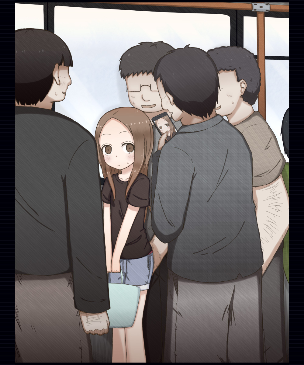 Kimouta ni Shuudan Chikan Sarechau Takagi-san no Hanashi page 5 full