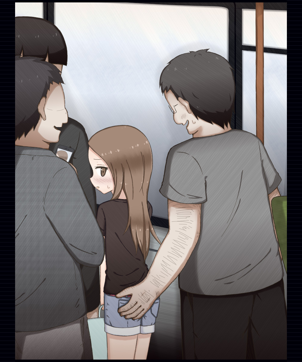 Kimouta ni Shuudan Chikan Sarechau Takagi-san no Hanashi page 7 full