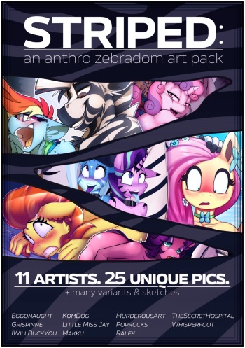 STRIPED + STRIPED 2 Anthro Zebradom Art Pack cover