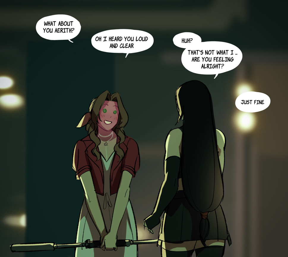 Tifa Takes a Shower page 10 full