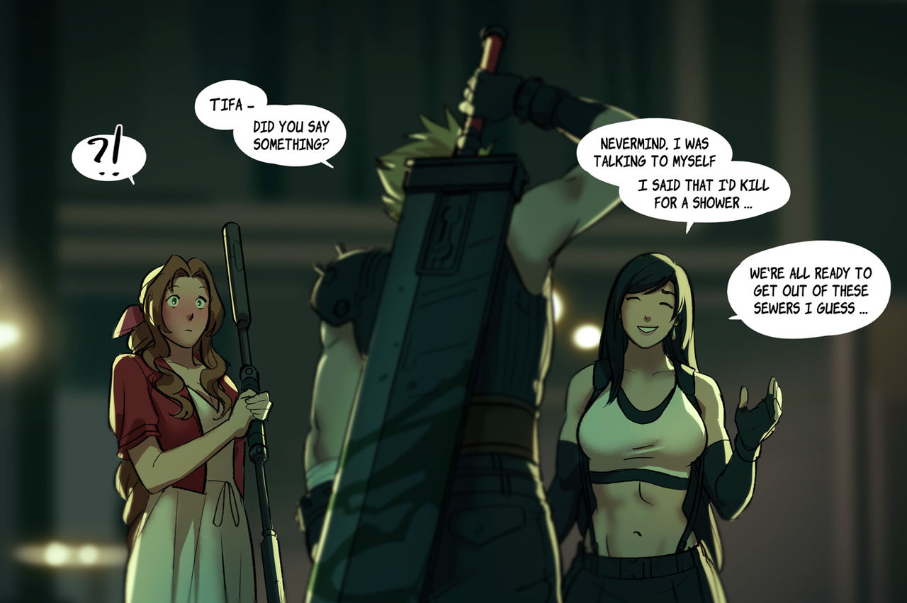 Tifa Takes a Shower page 9 full