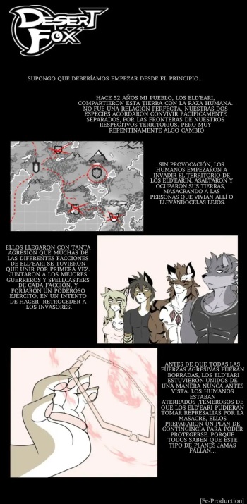 Dessert Fox, origin + 1-10 cover