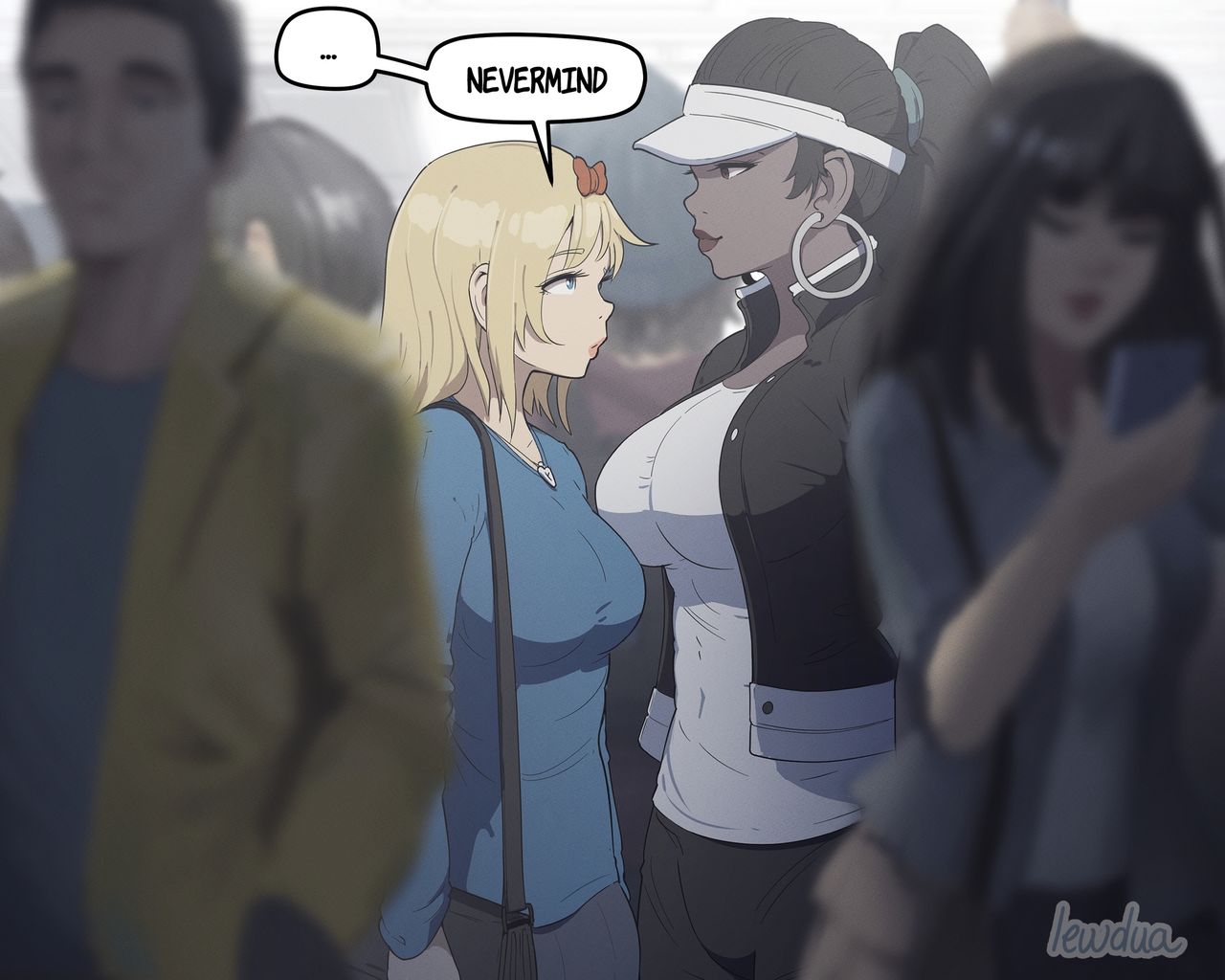 Nessie and Valerie in the Subway page 2 full