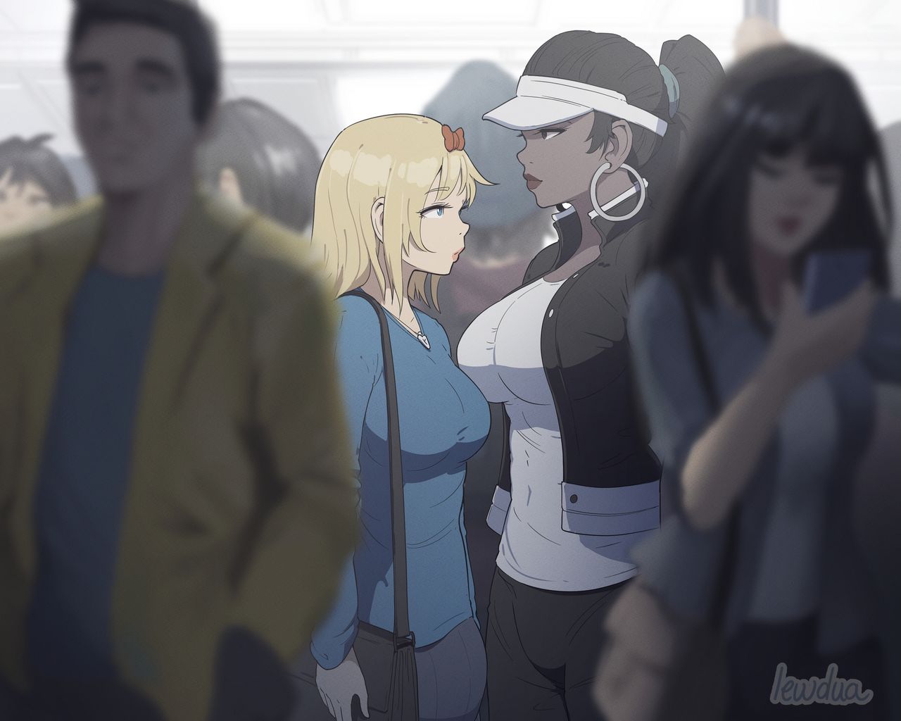 Nessie and Valerie in the Subway page 3 full