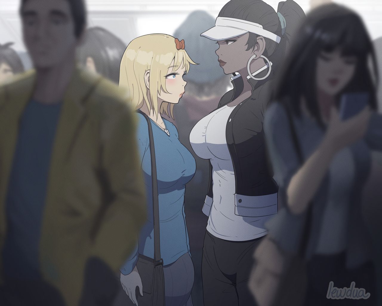 Nessie and Valerie in the Subway page 6 full