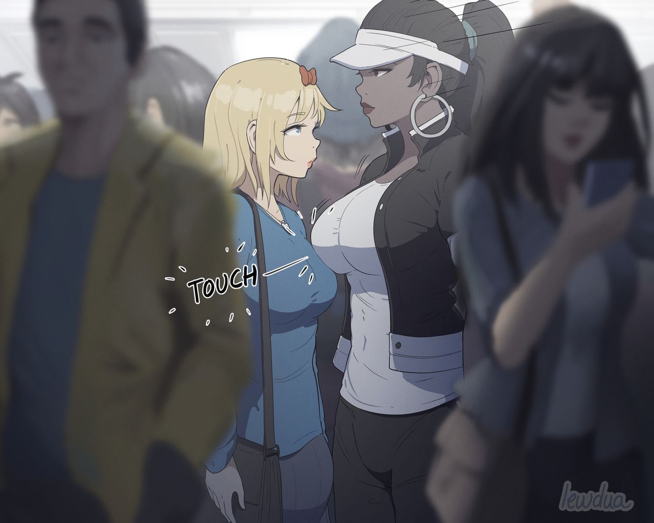 Nessie and Valerie in the Subway page 7 full