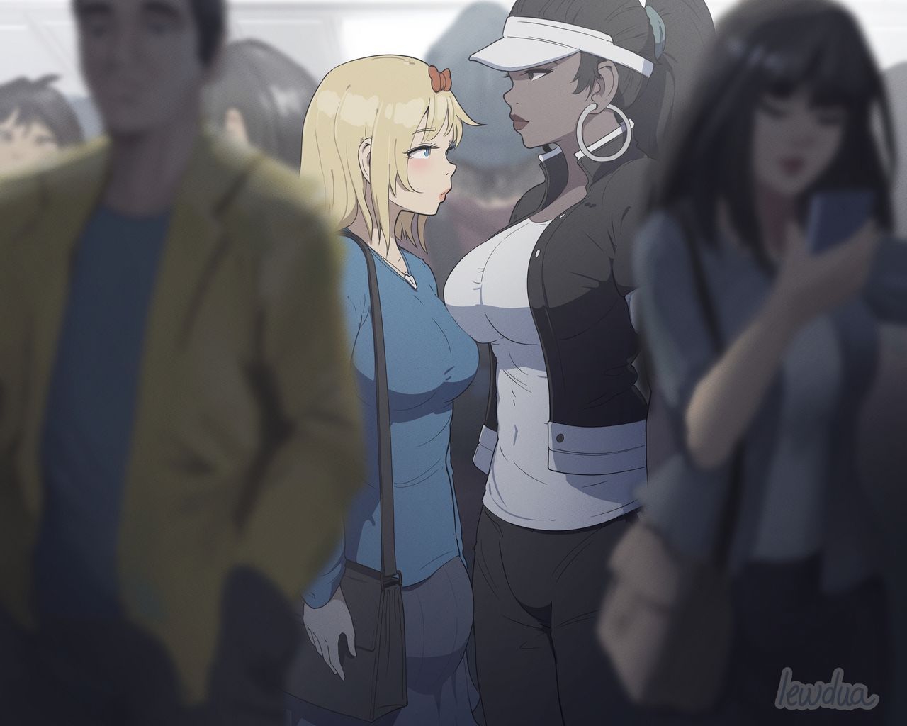 Nessie and Valerie in the Subway page 9 full