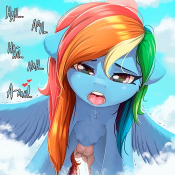 Rainbow Dash | Fluttershy from Behind cover