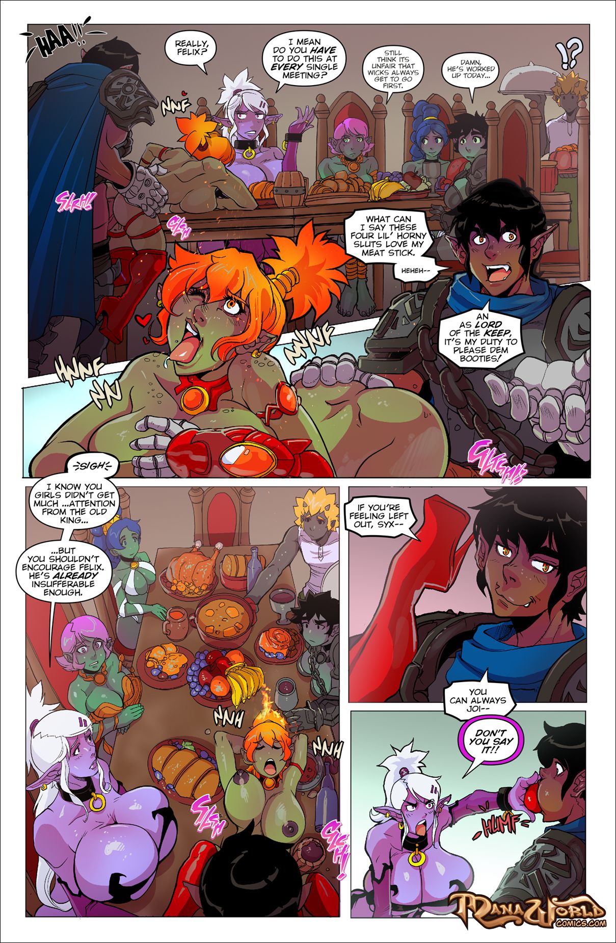 Main Comic Series  - 20 . Favors And Firsts page 3 full