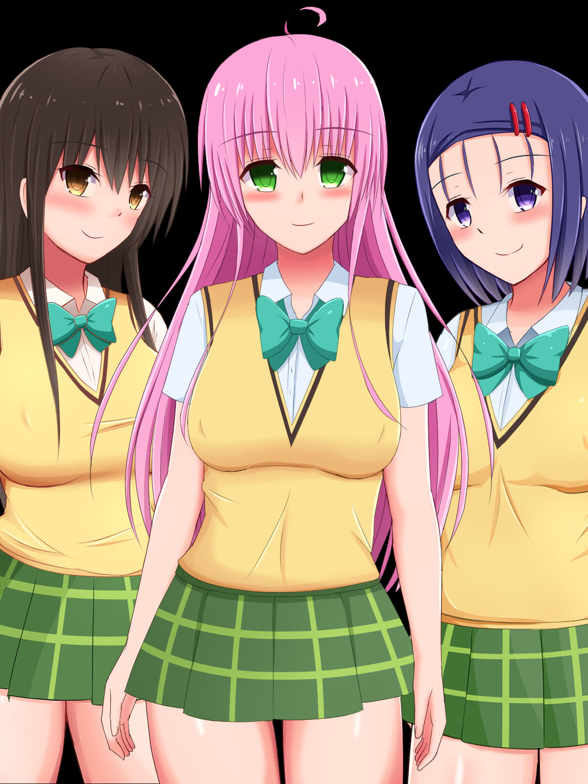 YariCir Debut shita To LOVE-Ru Bitch Sannin Musume no Kiroku page 8 full