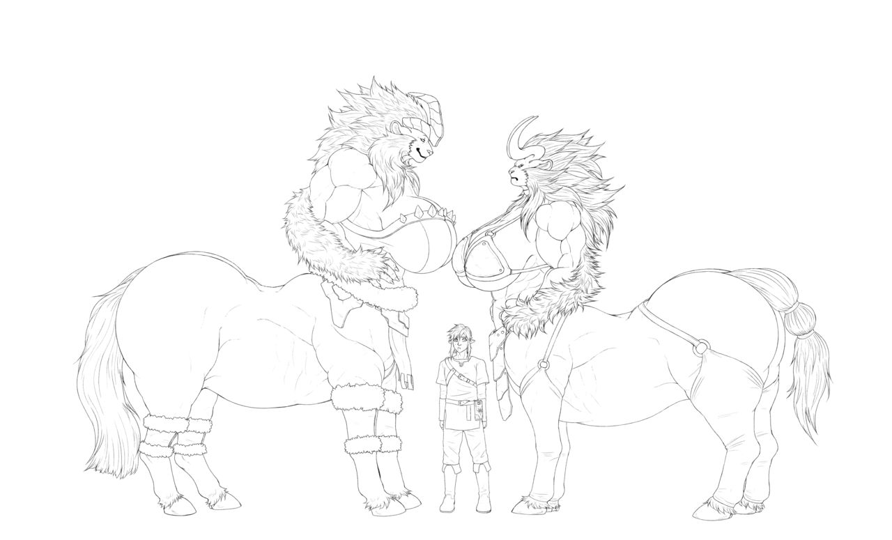 Link and Female Lynel page 3 full