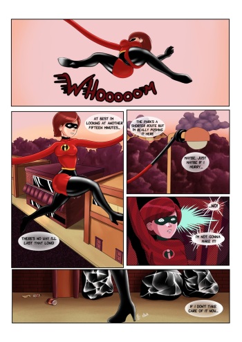 Blackmailing Elastigirl cover