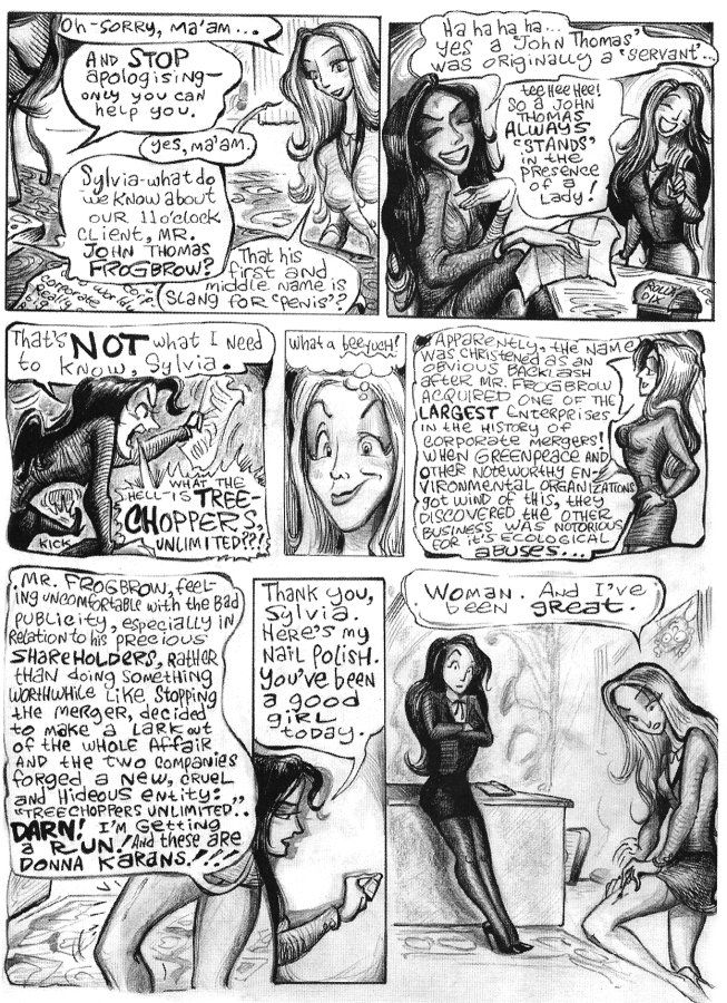 Eros Comix  - The Many Lives of Ms. Pumps as The Trapdoor Spiderwoman in Sweet Nutcracker page 10 full