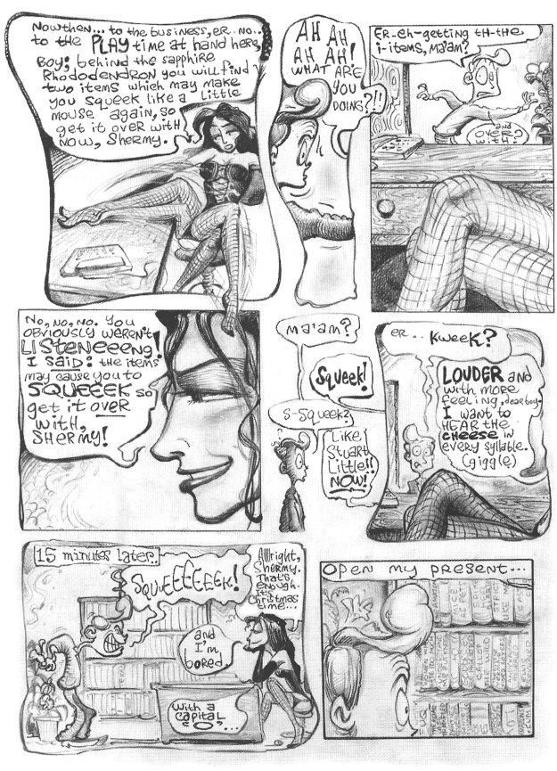 Eros Comix  - The Many Lives of Ms. Pumps as The Trapdoor Spiderwoman in Sweet Nutcracker page 7 full