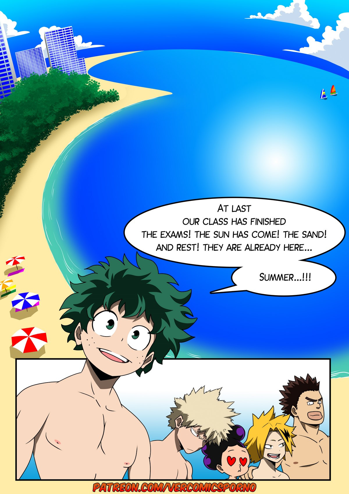 My Hentai Academia - Summer School   Complete page 2 full