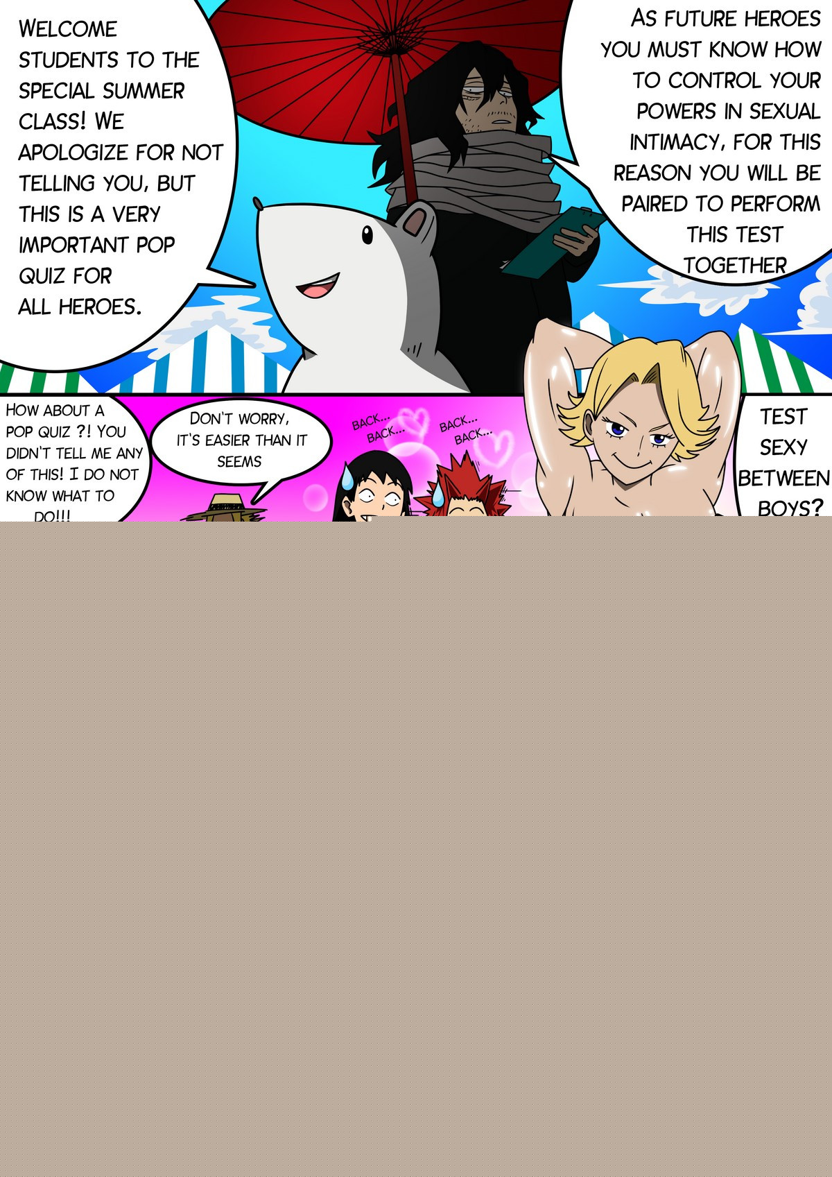 My Hentai Academia - Summer School   Complete page 4 full