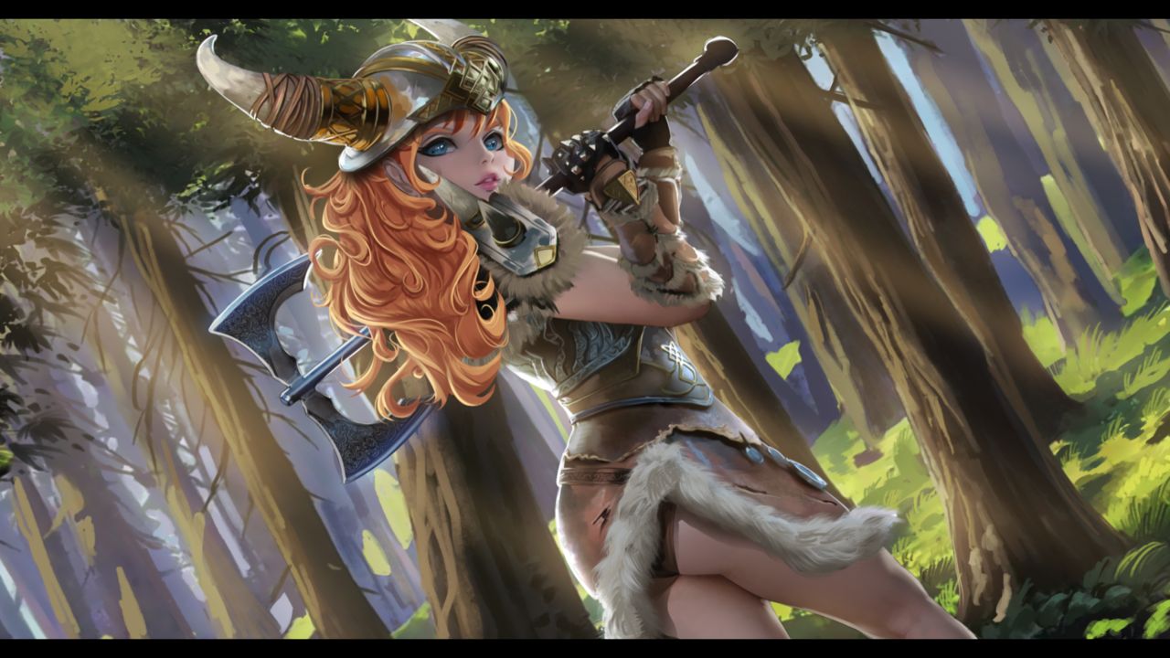Lovely Warrior CG page 9 full