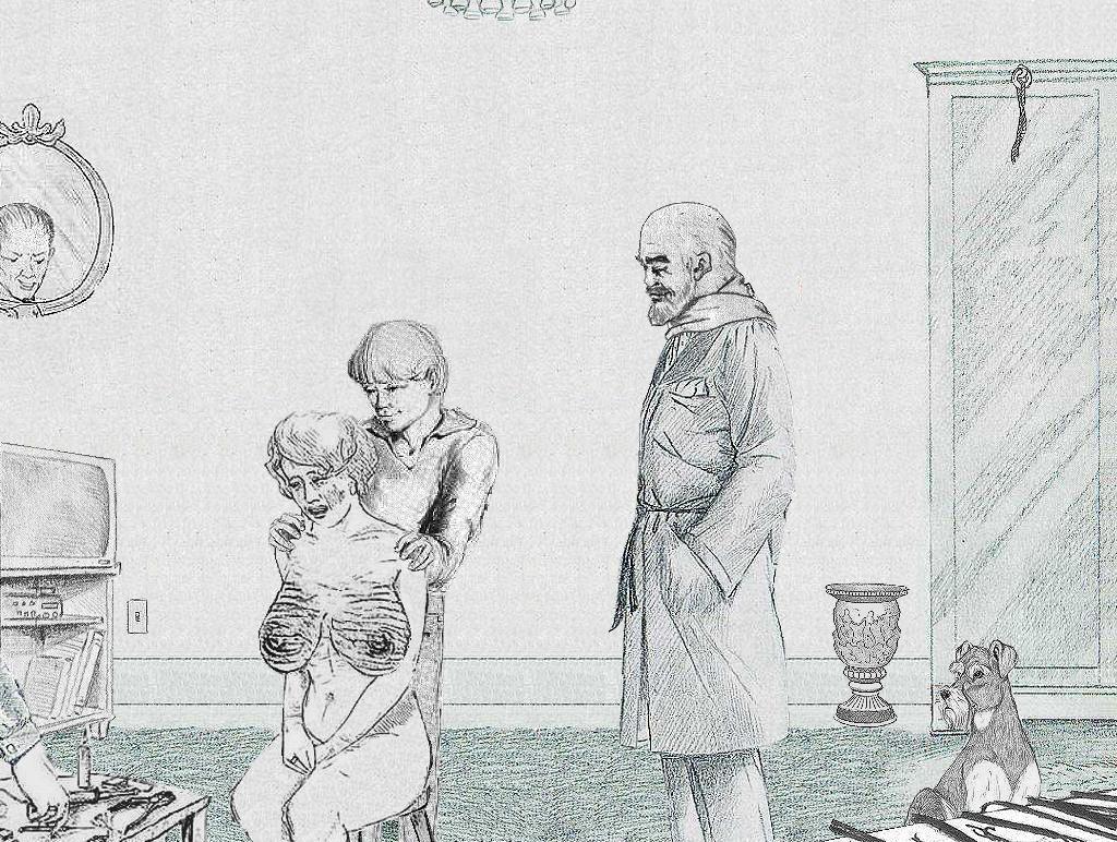 Joseph Farrel - Re-drawings 1 "Housewives in despair" page 9 full