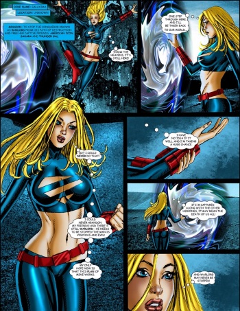 9 Superheroines Vs Warlord 3 cover