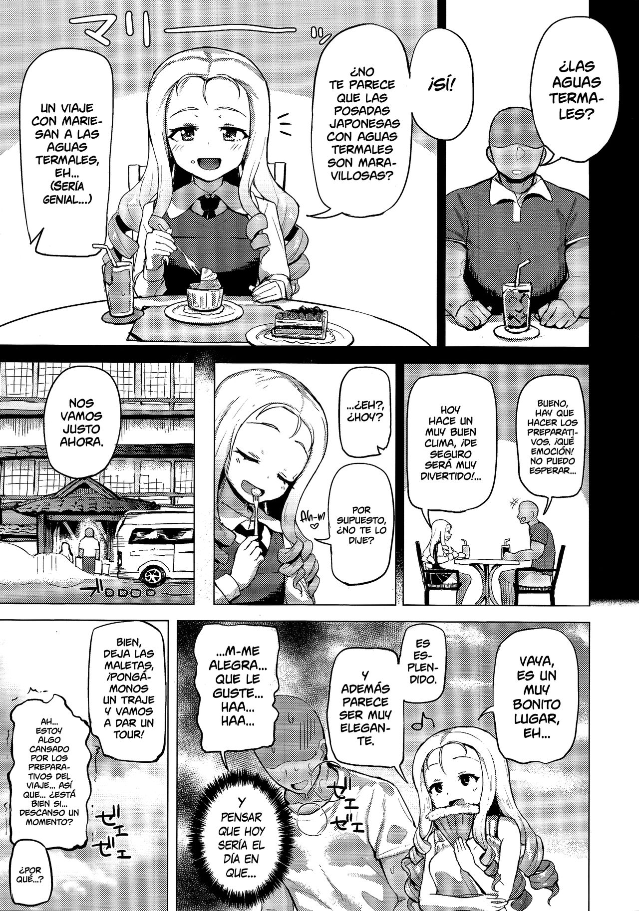 Onsen, Gokuraku, Marie-sama. | Marie-sama, Termas, Paraíso. page 3 full