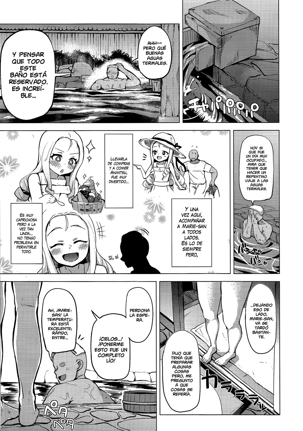 Onsen, Gokuraku, Marie-sama. | Marie-sama, Termas, Paraíso. page 5 full