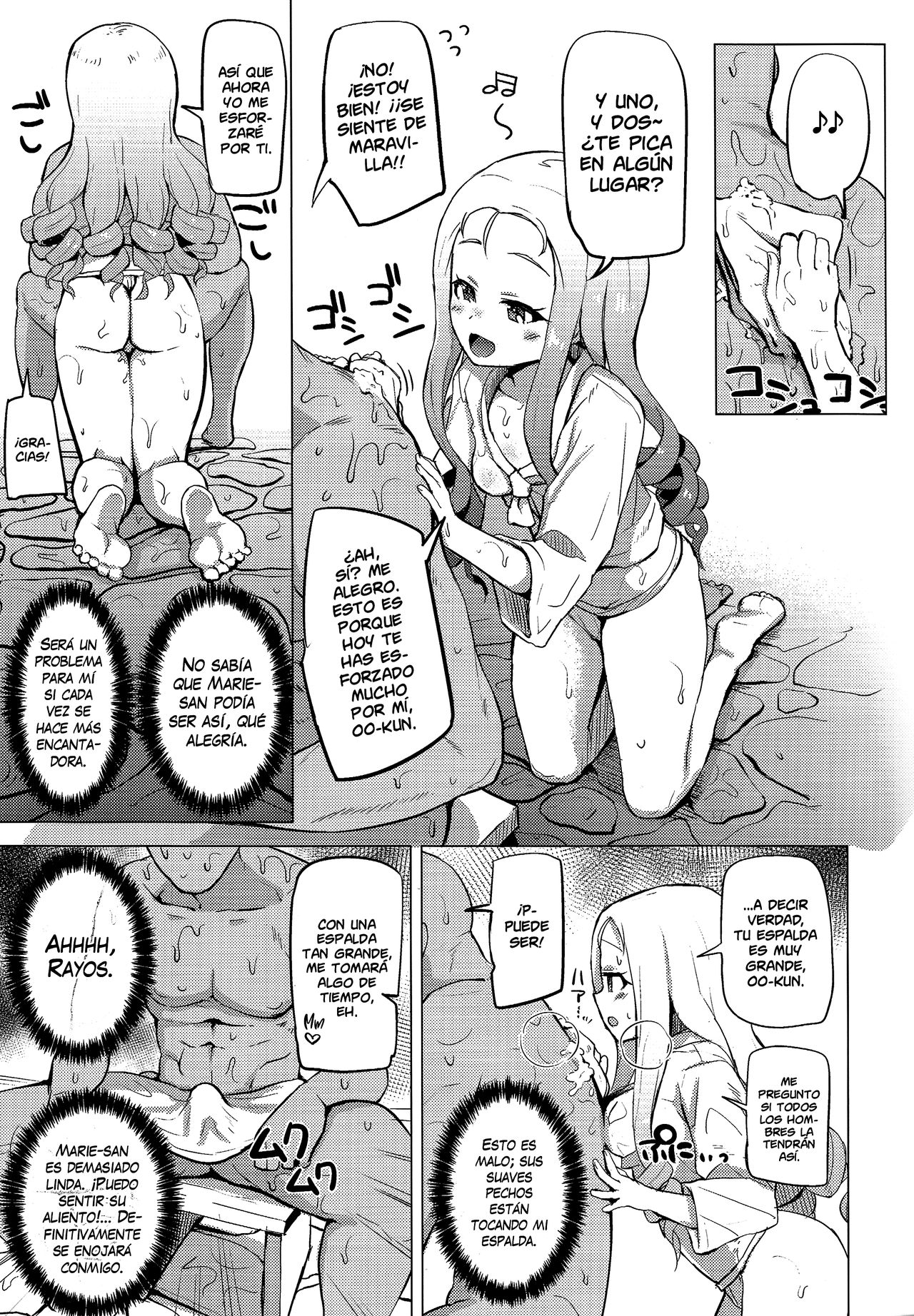Onsen, Gokuraku, Marie-sama. | Marie-sama, Termas, Paraíso. page 7 full