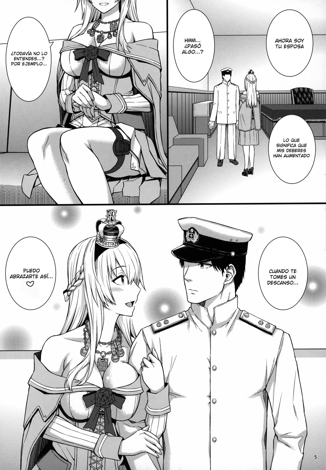 Guerra-Sama Wa Seiyoku Ga Tsuyoi. - Su Majestad Warspite tiene un fuerte deseo sexual page 6 full