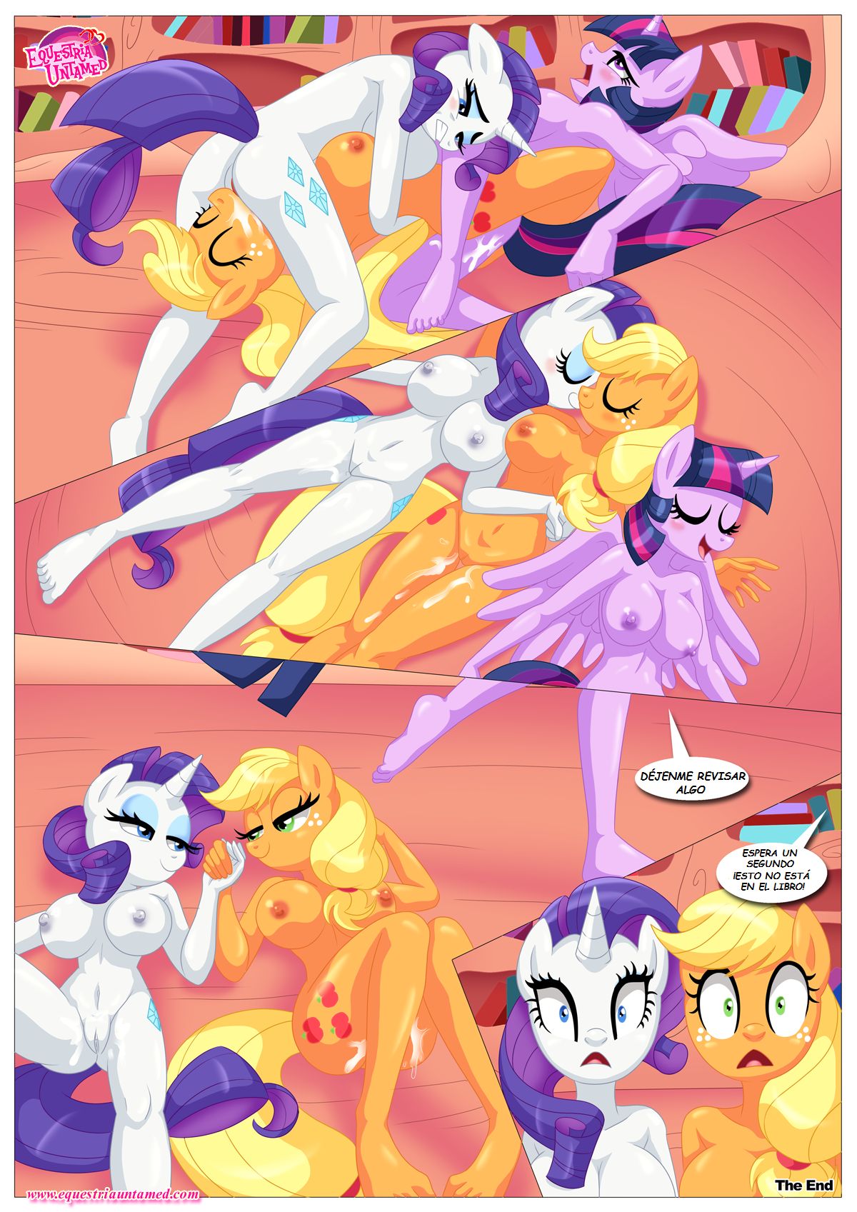 Pijamada Fuera de La Lista | My Little Pony page 9 full