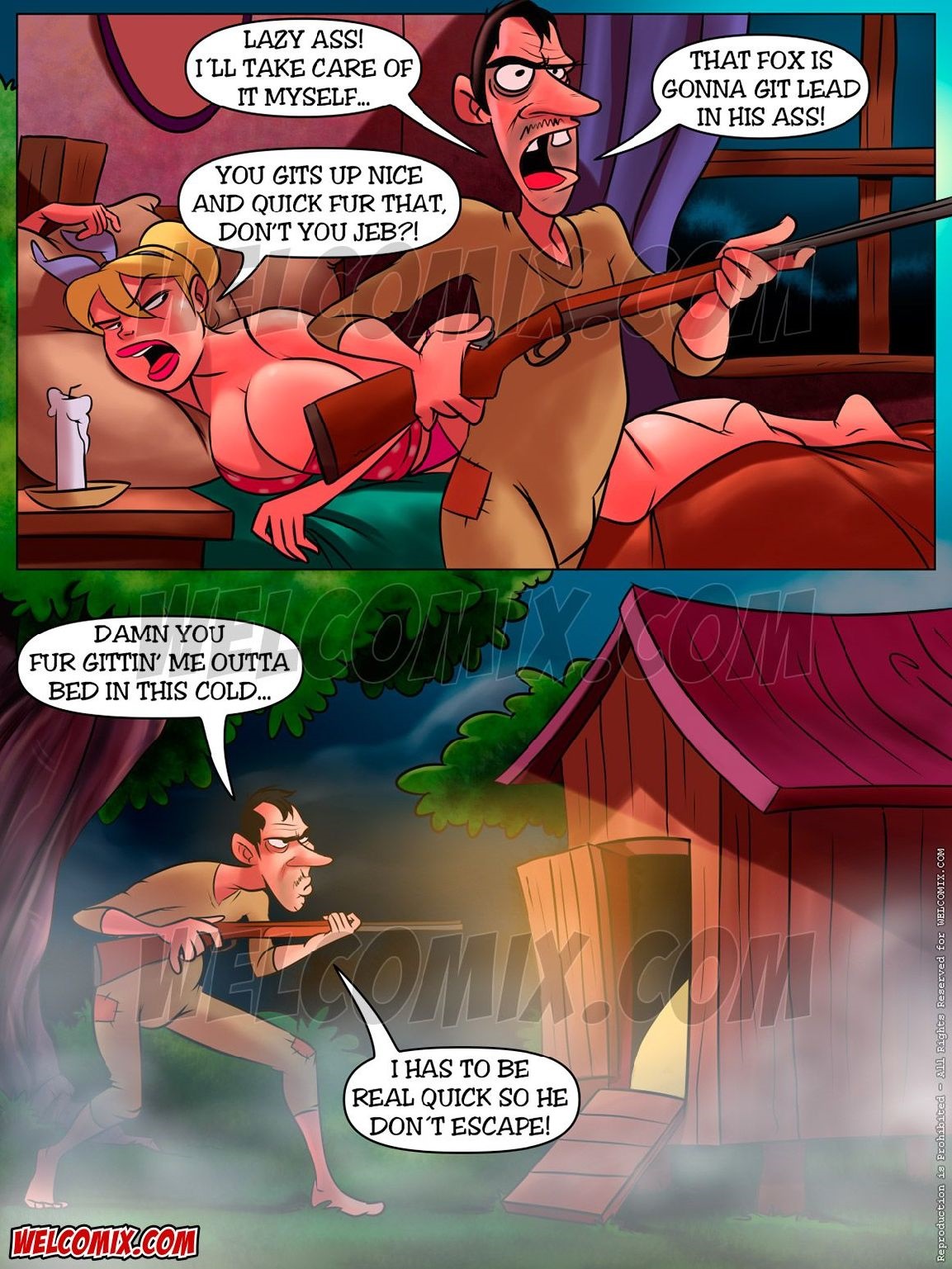 The Hillbilly Farm  - 8  - There's A Fox In The Henhouse - english page 4 full
