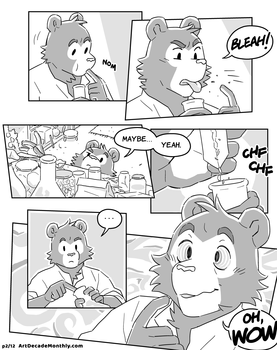 Willy the Alchemist in Syrup Secrets page 2 full