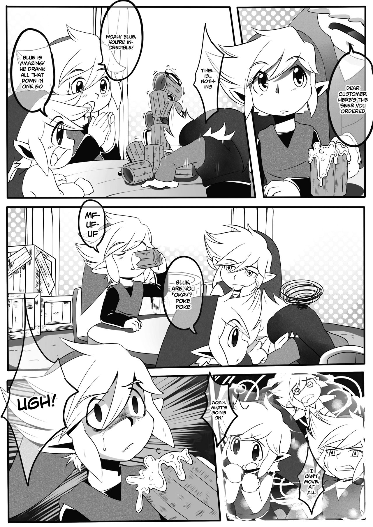 小機関士リンク - 【漫畫】4つの剣+ 勇者墮 page 3 full