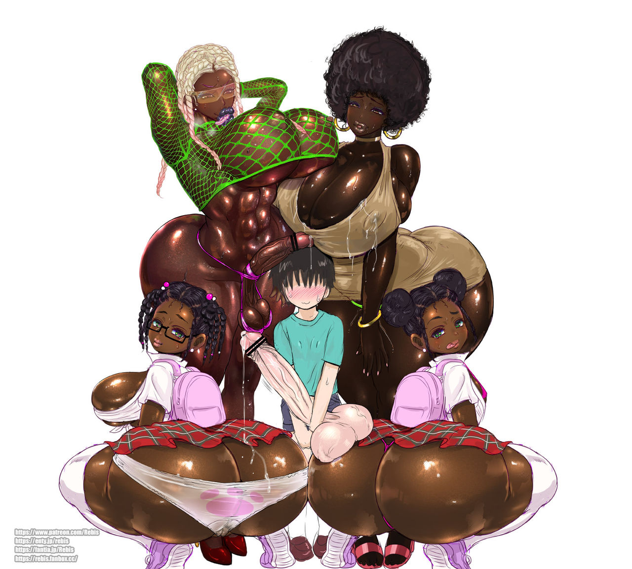 Tensai Zetsurin ◯ Gakusei to Kuro Bakushiri Famirī! Genius Stud Student &amp; His Host Family! page 8 full