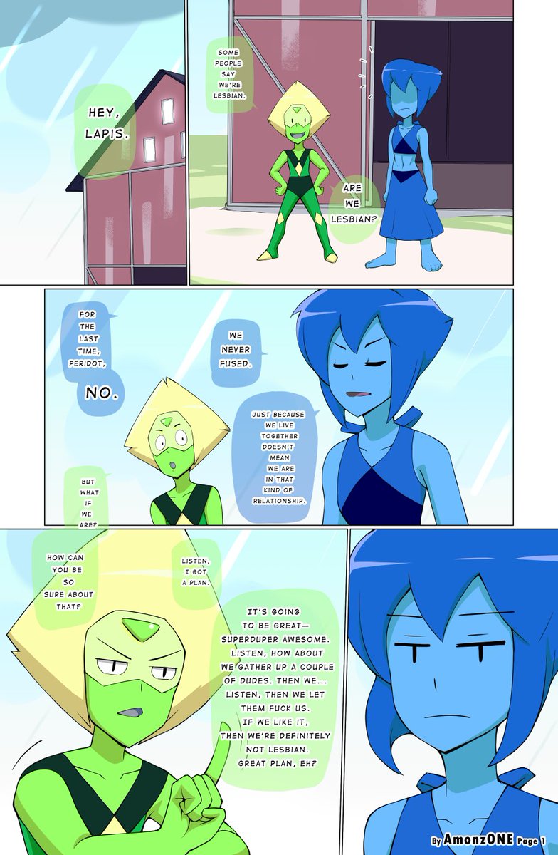 Peridot + Lapis comic page 3 full
