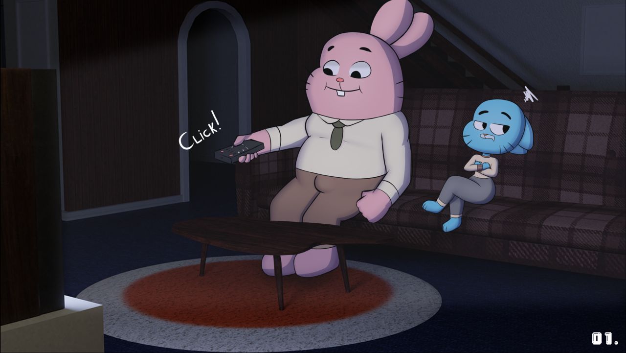 The Horny World of Gumball: The Divorce page 3 full