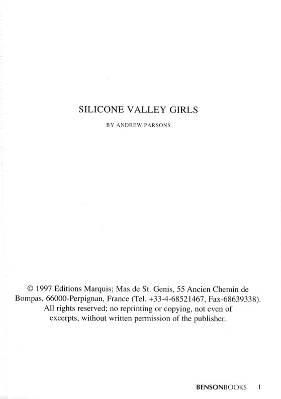 Benson Book No. 1 - Silicone Valley Dolls page 2 full