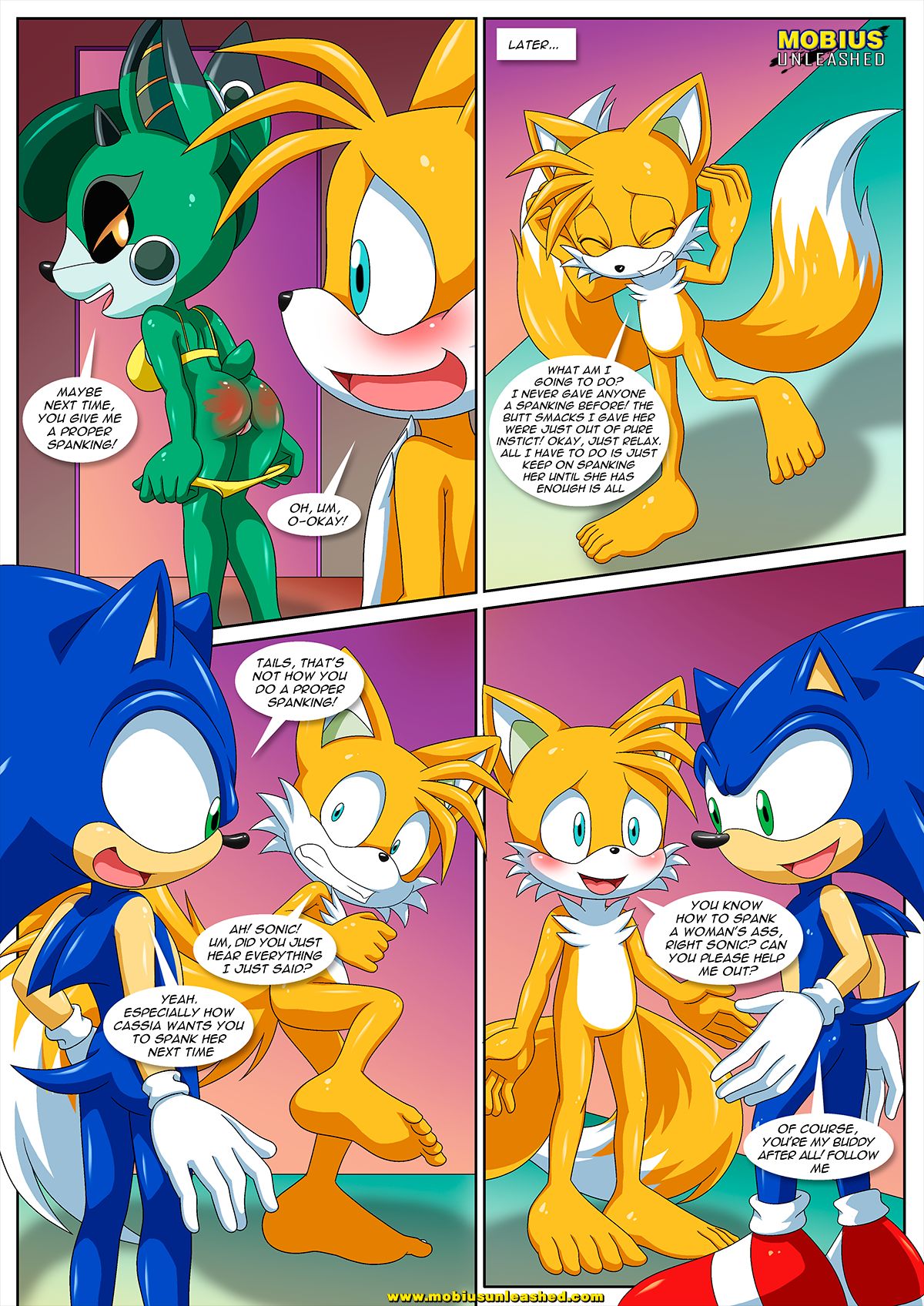 Sonic's Guide To Spanking |  English page 4 full