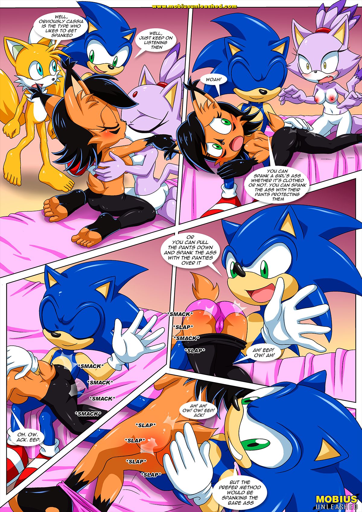 Sonic's Guide To Spanking |  English page 7 full
