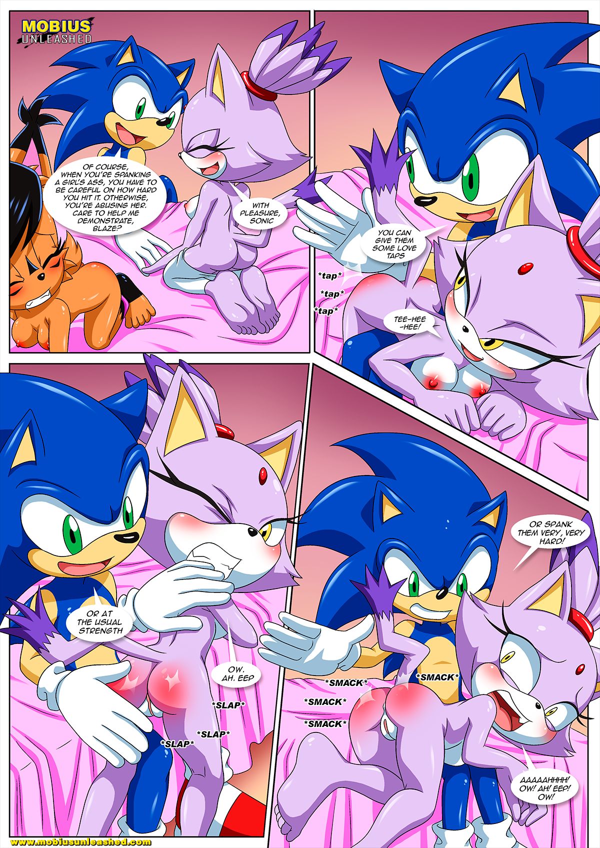 Sonic's Guide To Spanking |  English page 8 full