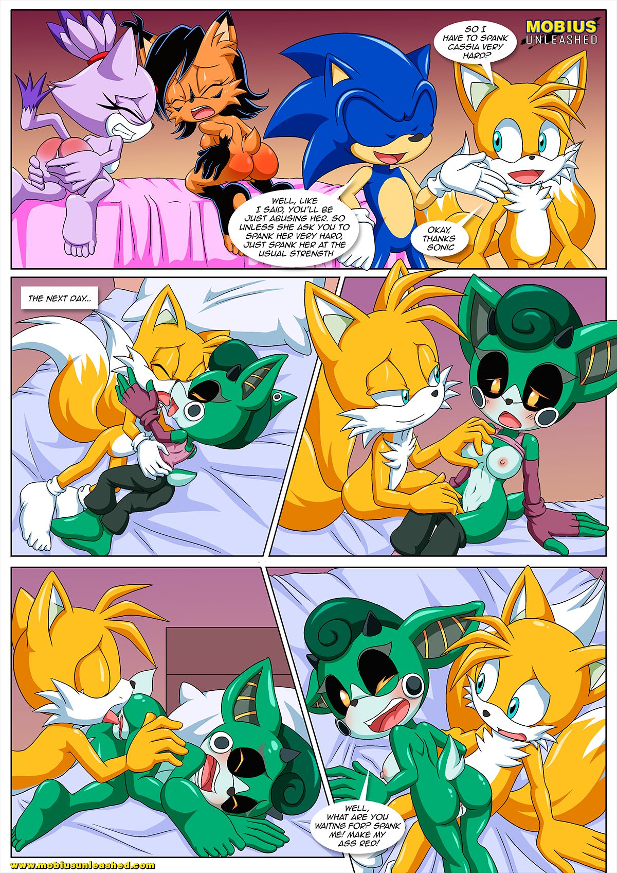Sonic's Guide To Spanking |  English page 9 full