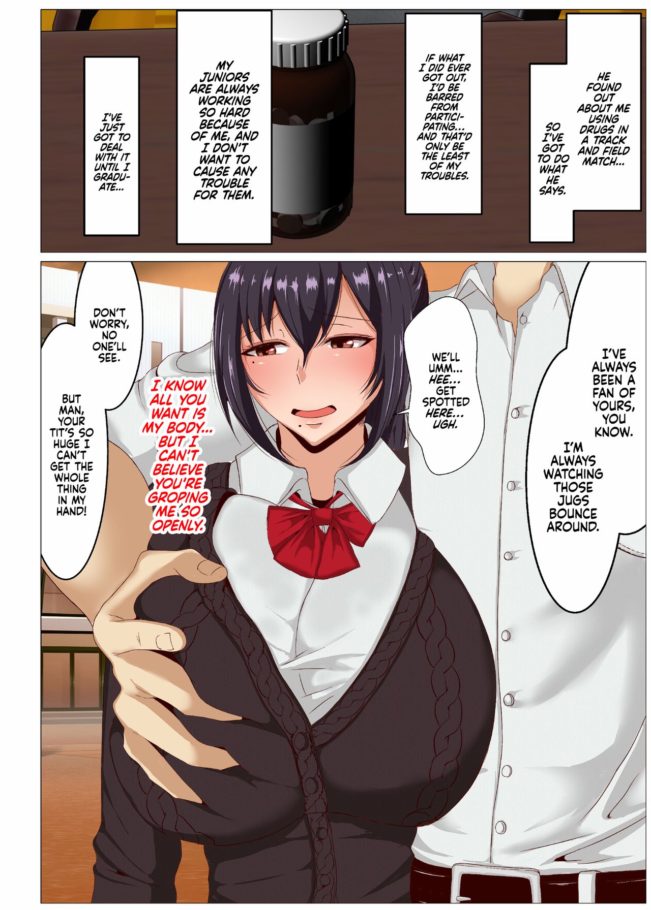 Rikujoubu no Otonashii Senpai no Yowami o Nigitta | The Track and Field Ace’s Dark Secret page 5 full