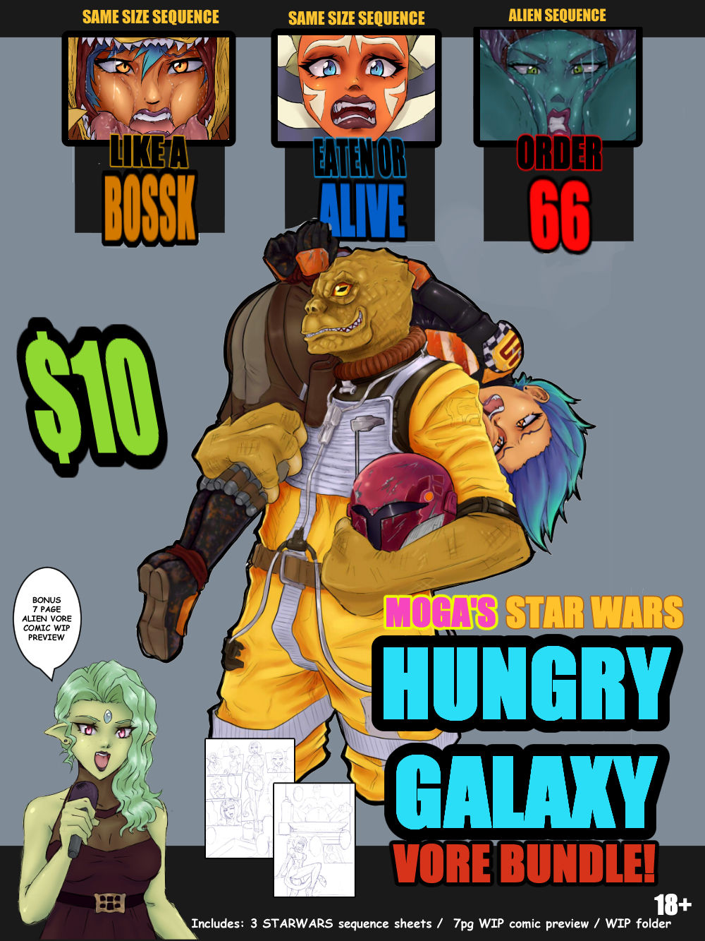 Moga's Star Wars Hungry Galaxy Vore Bundle! page 1 full