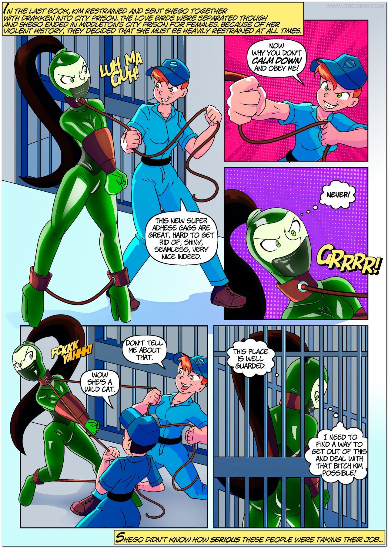 Impossibly Obscene 4 - Shego in Prison page 2 full