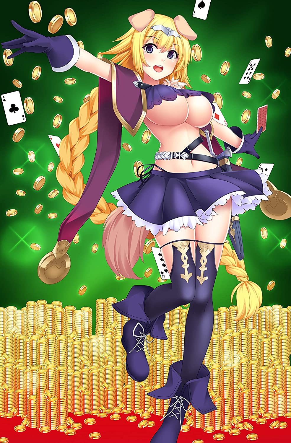 Onna Yuusha to Gensou Casino ~Motomu Ajin Kyonyuu Bijin Gambler~ page 7 full