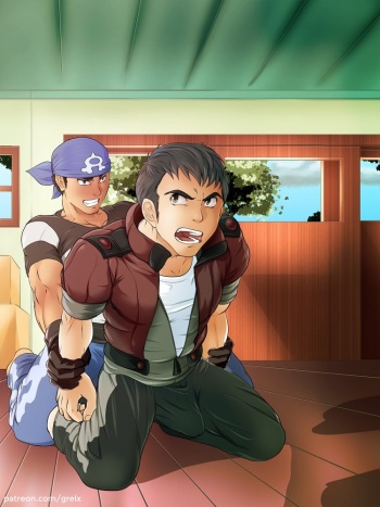 Team Aqua Grunts x Norman cover