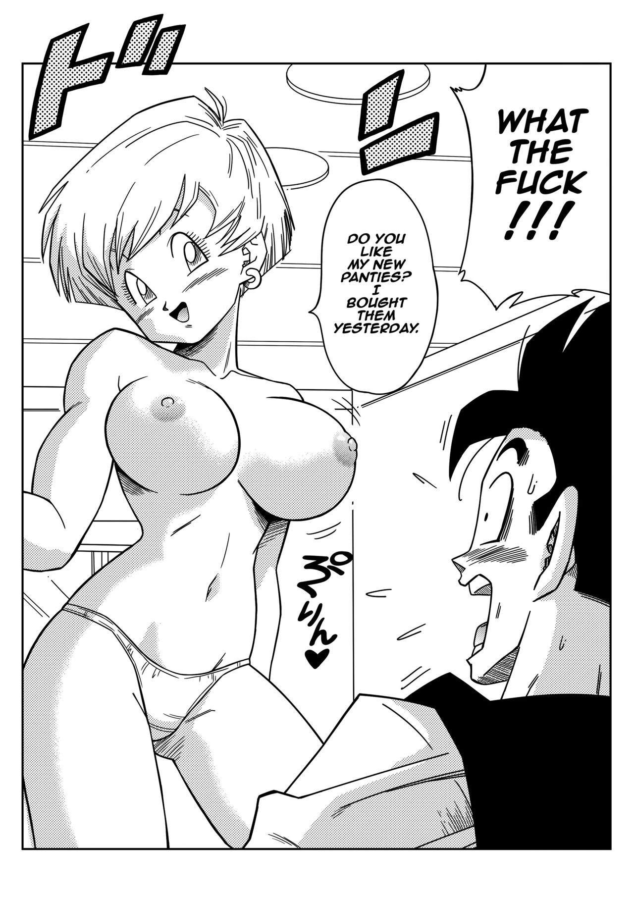 LOVE TRIANGLE Z - Gohan Meets Erasa... "Let's Make A Lot of Sex, OK?" page 7 full