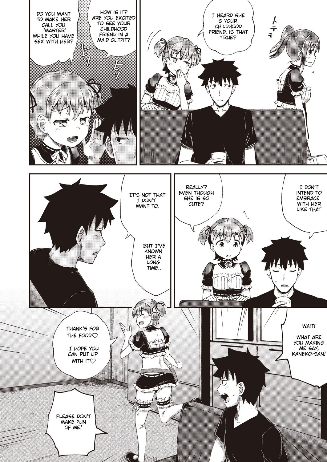 Osananajimi wa Ore no Senzoku Okuchi Maid | My Childhood Friend is my Personal Mouth Maid Chapter 1 page 8 full