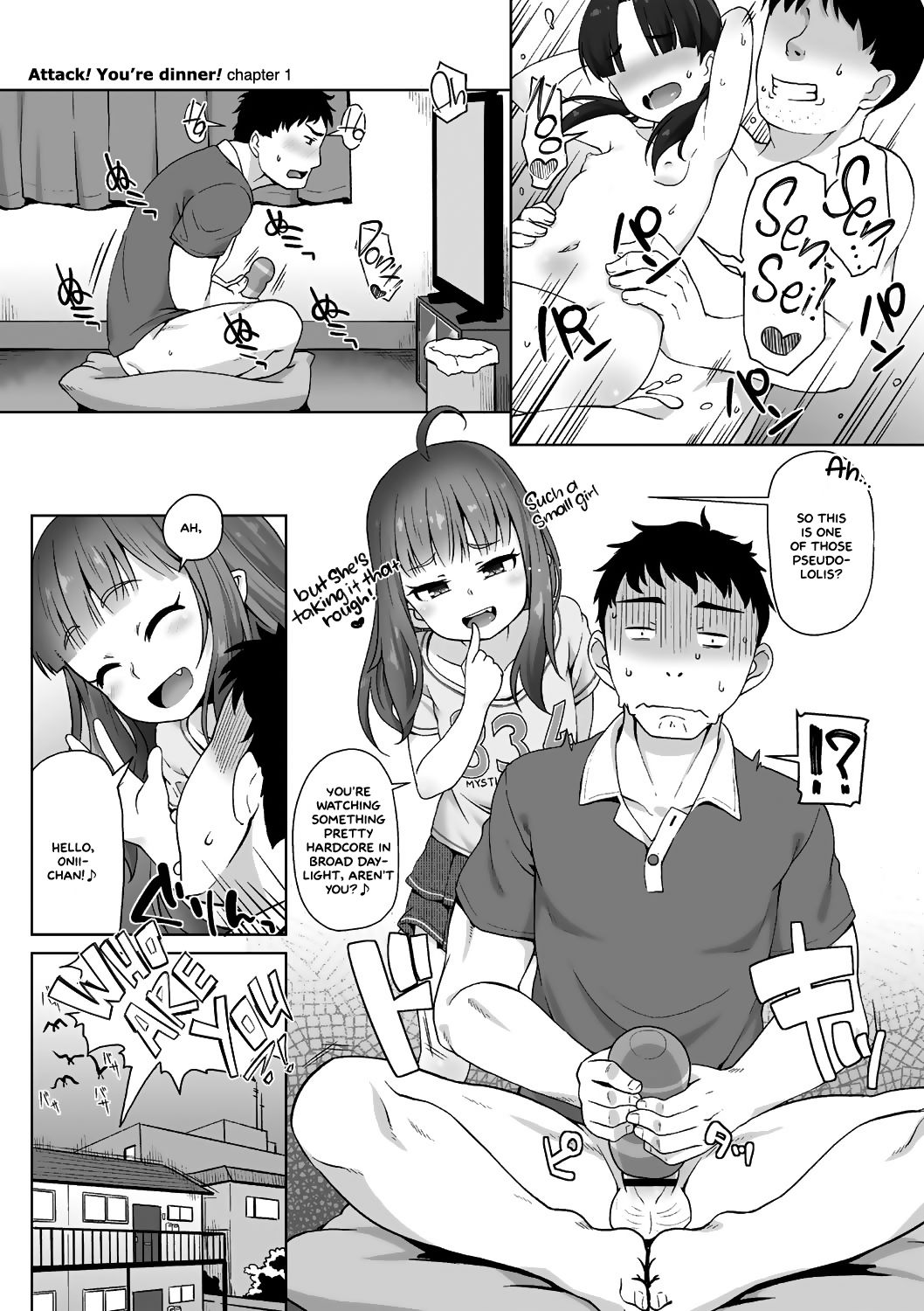 Totsugeki! Anata ga Bangohan | Attack! You're for dinner!   =White Symphony= page 1 full