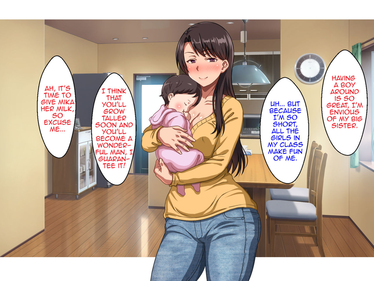 Single Mother no Oba-san to no Icha Love Junyuu Koubi wa Mechakucha Kimochi Ii | Making Out With my Breastfeeding Single Mother Aunt Feels Really Good page 4 full