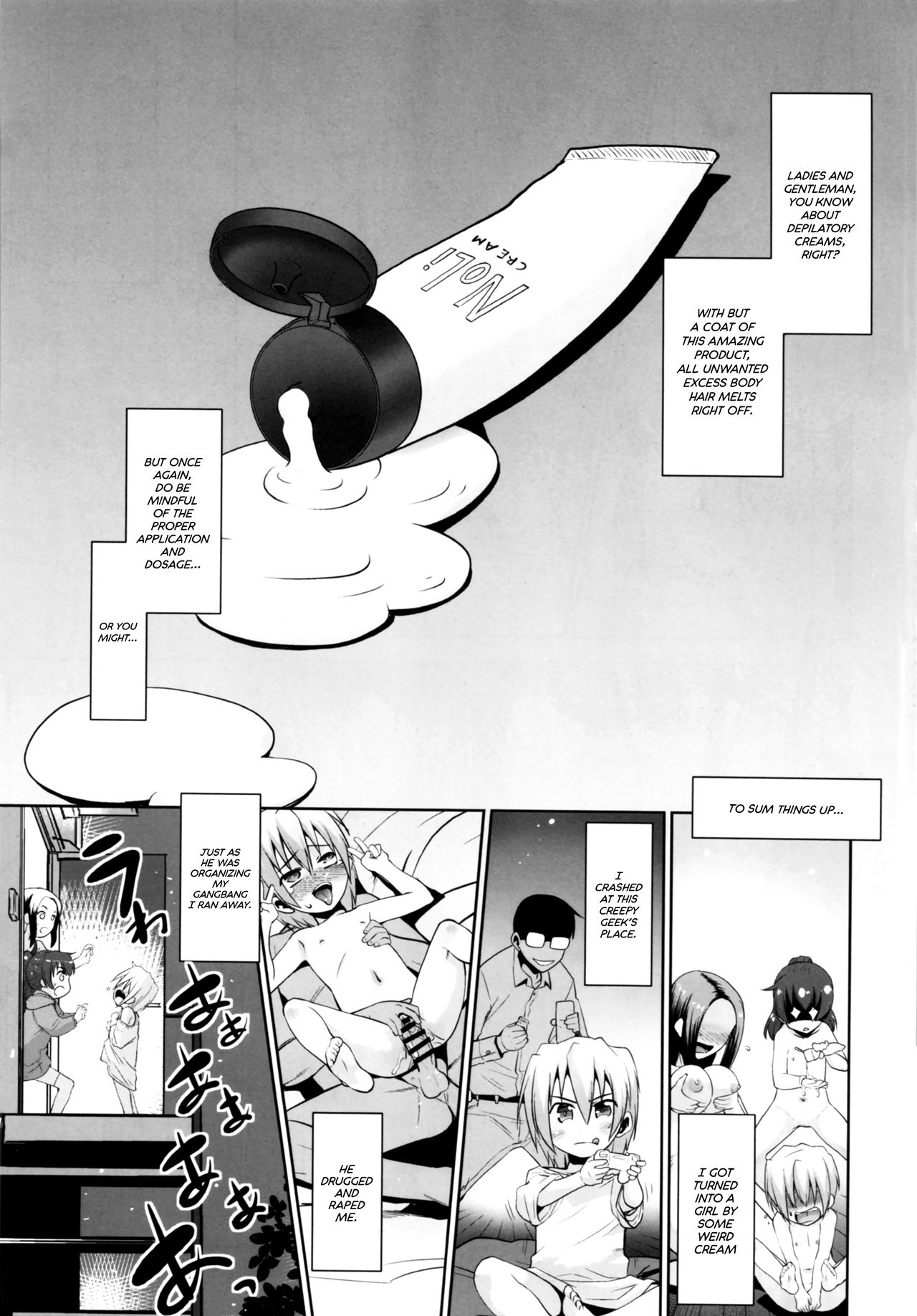 Toriatsukai Chuui!! Mahou no Datsumou Cream. 3 | Use with caution!! Magical depilatory cream 3 page 2 full